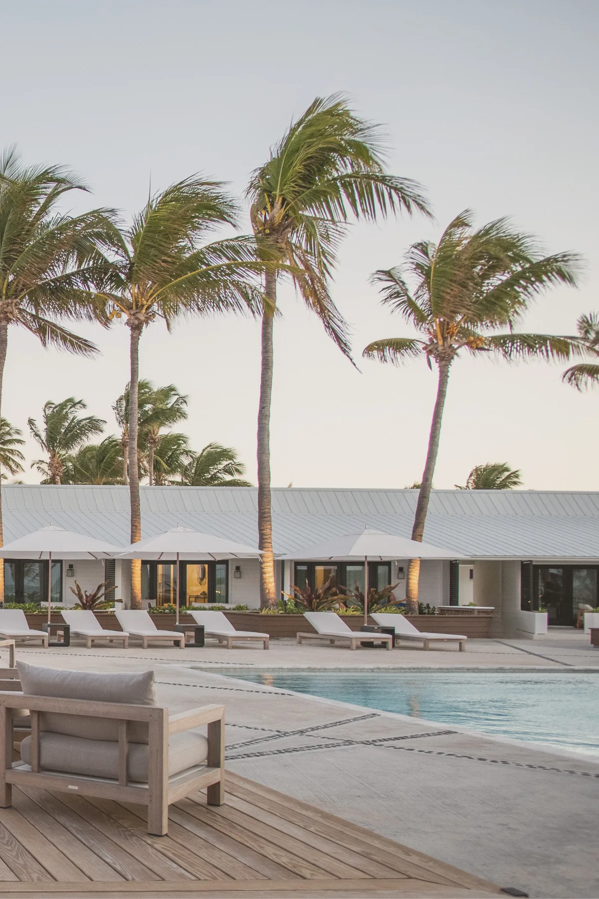 Caerula Mar Club poolside, South Andros Bahamas