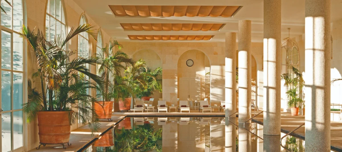Finca Cortesín luxury resort grounds, Casares, Andalusia