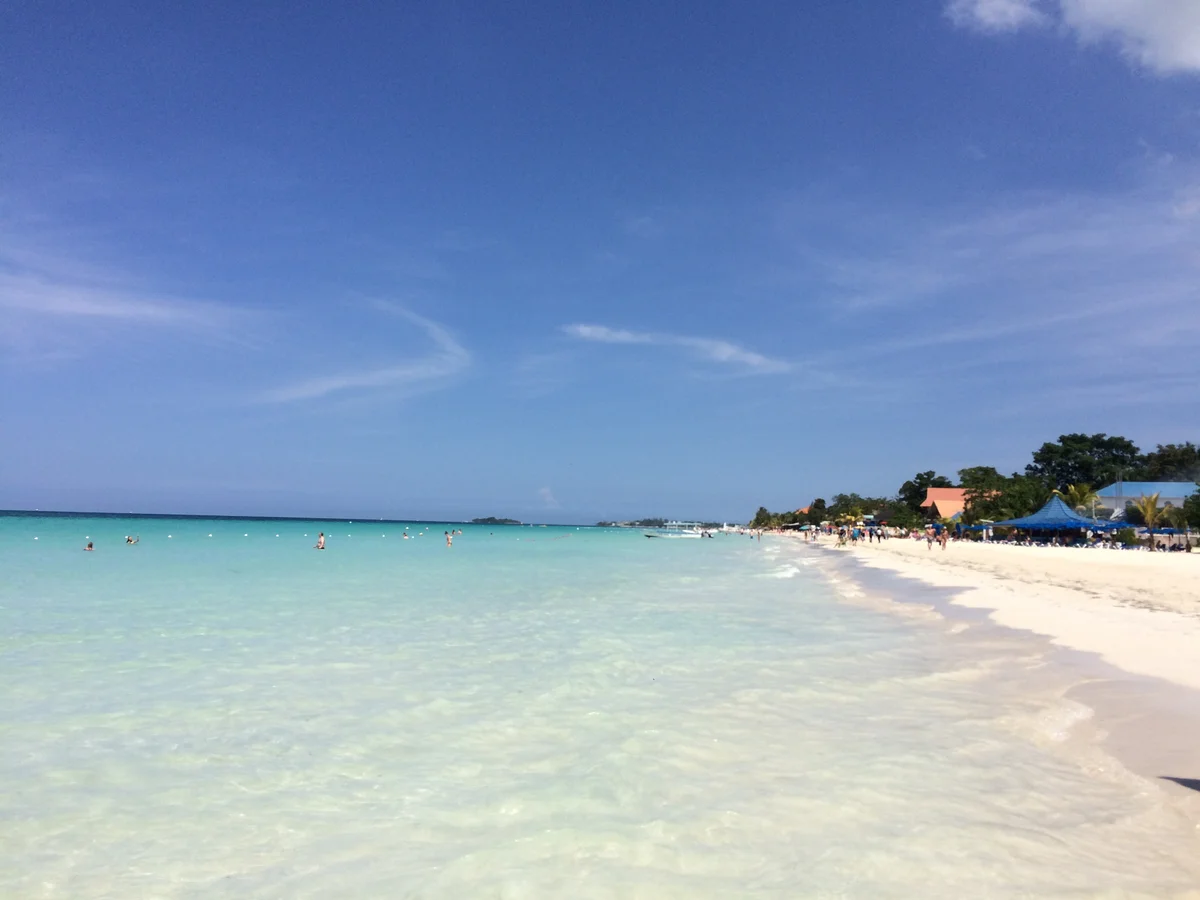 Negril coastline, Jamaica