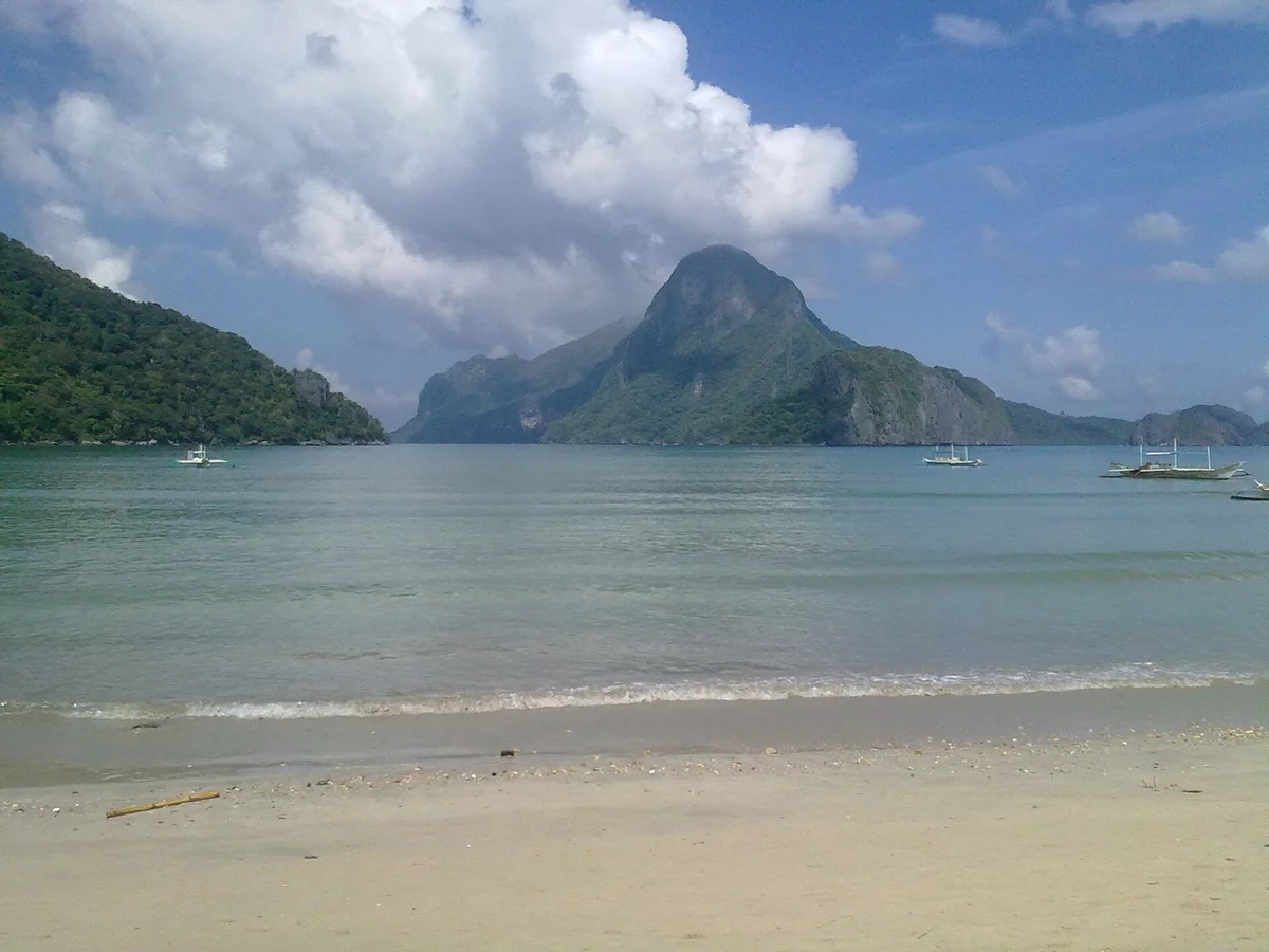 El Nido lagoon and limestone karsts, Palawan, Philippines