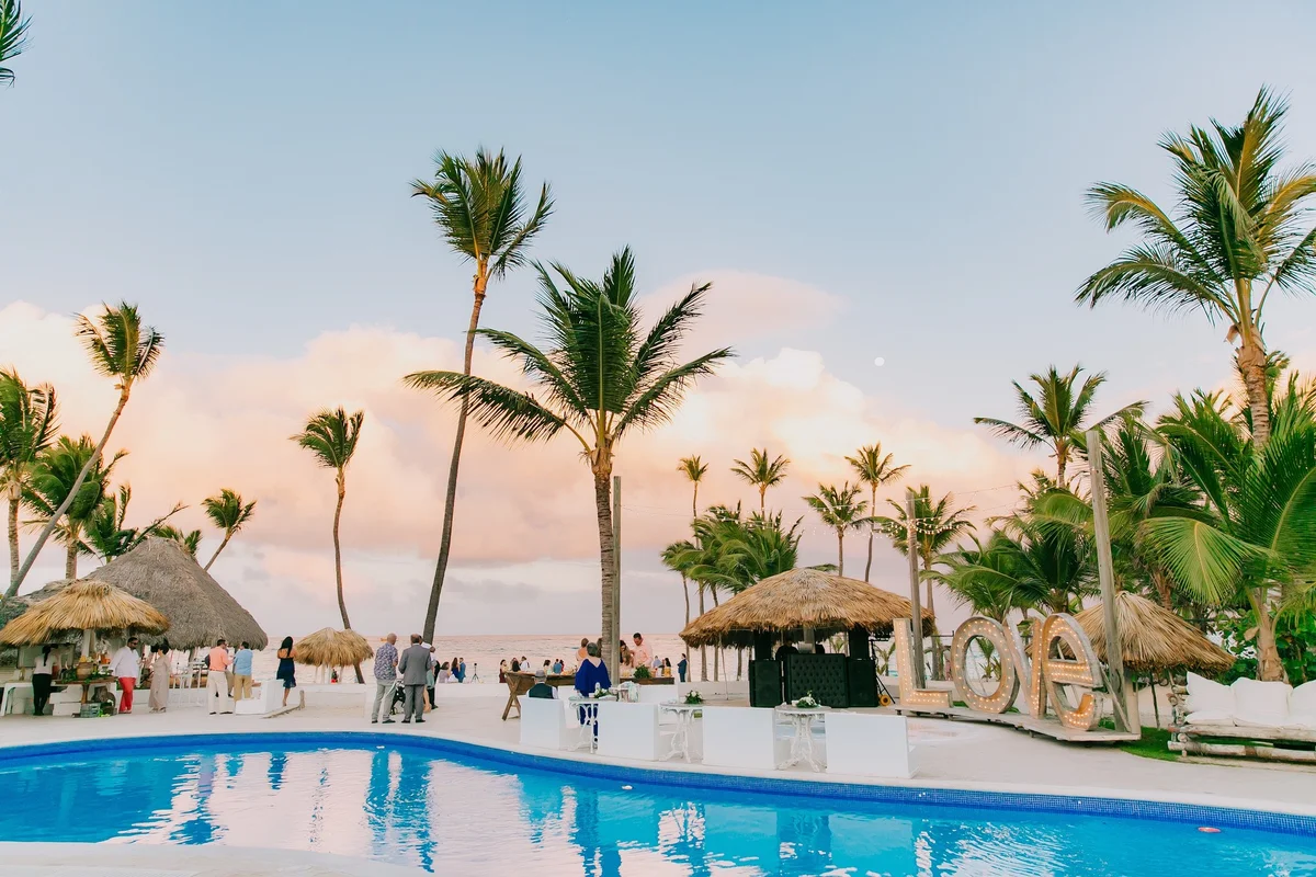 Kukua Beach Club beachfront, Punta Cana, Dominican Republic