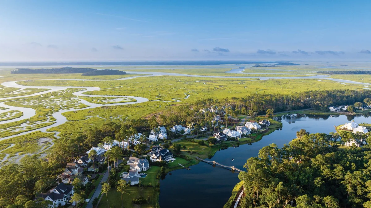 Palmetto Bluff lowcountry waterways, Bluffton, South Carolina