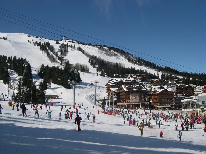 Courchevel 1850 ski resort, Trois Vallées, French Alps