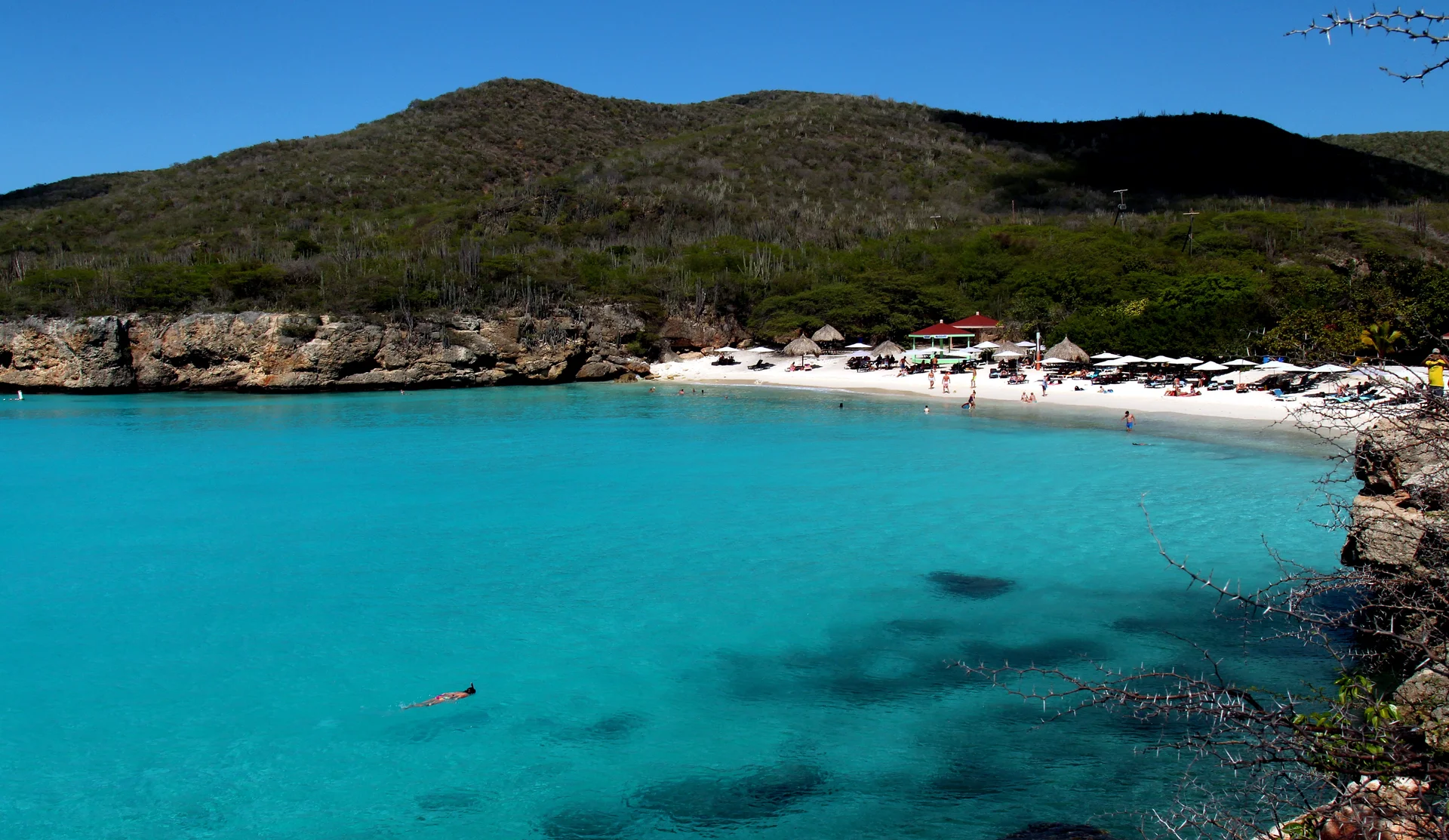 Caribbean beach turquoise water