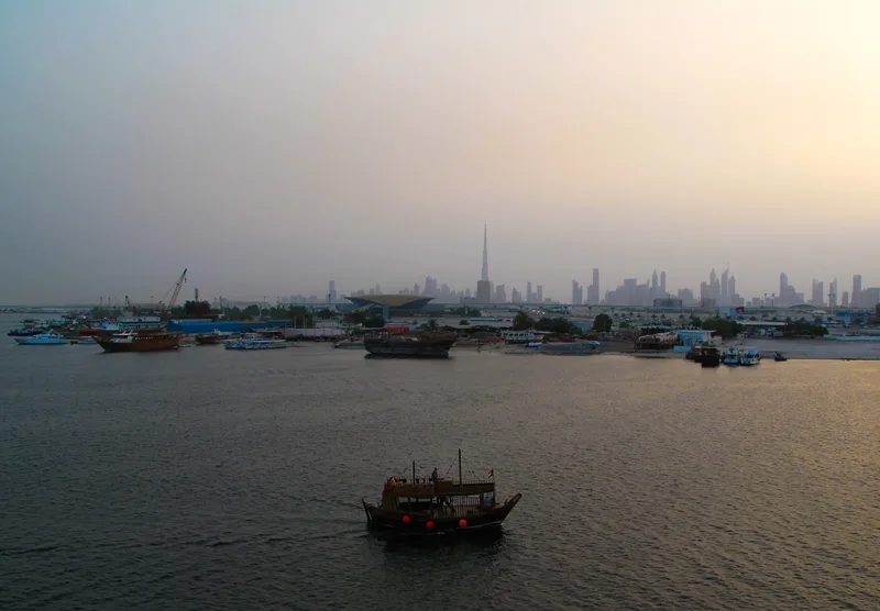 Dubai skyline waterfront
